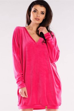 Sukienka Model A415 Pink - awama - uniwersalny