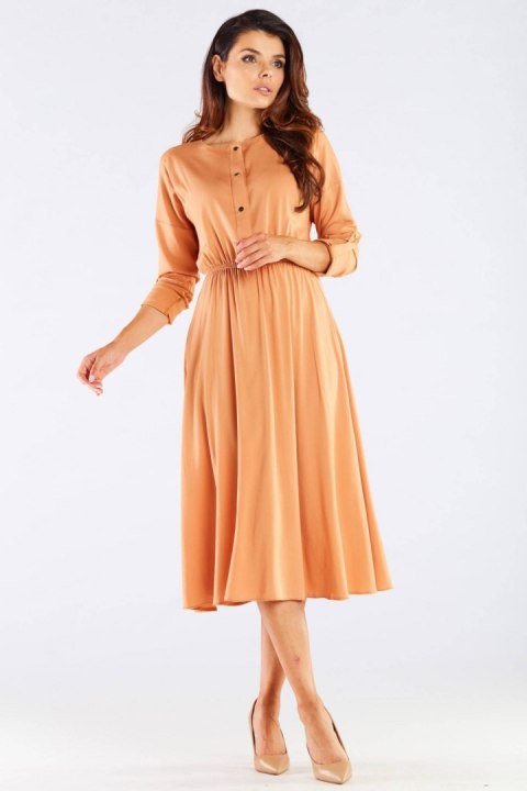 Sukienka Model A452 Beige - awama - s Sukienka Model A452 Beige - awama - s