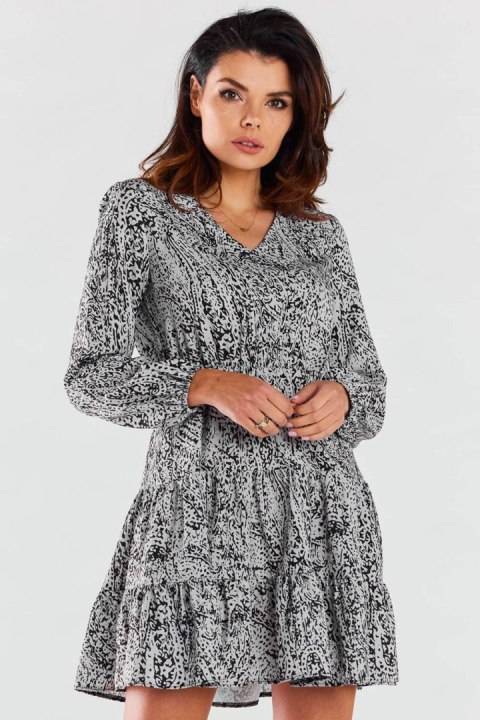 Sukienka Model A470 Black/White Pattern - awama Hurtownia odzieży on-line, moda damska, bielizna i obuwie dla kobiet - Matterhor Sukienka Model A470 Black/White Pattern - awama Hurtownia odzieży on-line, moda damska, bielizna i obuwie dla kobiet - Matterhor