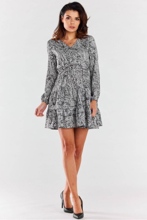 Sukienka Model A470 Black/White Pattern - awama Hurtownia odzieży on-line, moda damska, bielizna i obuwie dla kobiet - Matterhor Sukienka Model A470 Black/White Pattern - awama Hurtownia odzieży on-line, moda damska, bielizna i obuwie dla kobiet - Matterhor