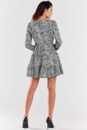 Sukienka Model A470 Black/White Pattern - awama Hurtownia odzieży on-line, moda damska, bielizna i obuwie dla kobiet - Matterhor Sukienka Model A470 Black/White Pattern - awama Hurtownia odzieży on-line, moda damska, bielizna i obuwie dla kobiet - Matterhor