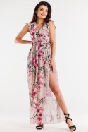 Sukienka Model A502 Cherry Flowers - awama - L