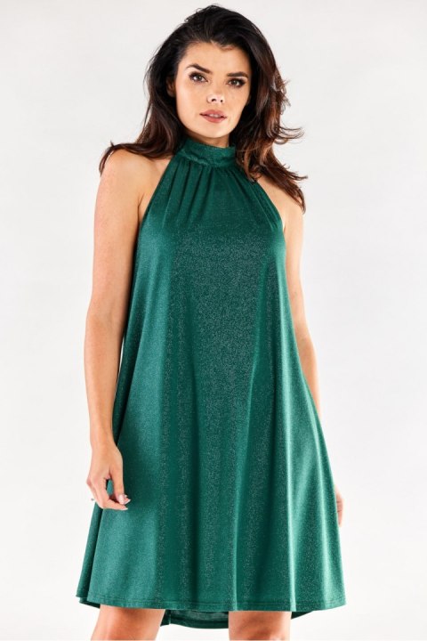 Sukienka Model A556 Bottle Green - awama - L/XL Sukienka Model A556 Bottle Green - awama - L/XL