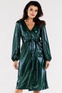 Sukienka Model A564 Green Dots - awama - M Sukienka Model A564 Green Dots - awama - M