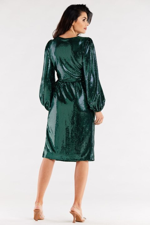 Sukienka Model A564 Green Dots - awama - s Sukienka Model A564 Green Dots - awama - s