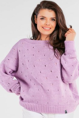 Sweter Damski Model A445 Violet - awama - uniwersalny