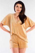 Szorty Damskie Model A418 Beige - awama - L/XL Szorty Damskie Model A418 Beige - awama - L/XL