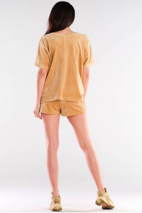 Szorty Damskie Model A418 Beige - awama - L/XL Szorty Damskie Model A418 Beige - awama - L/XL