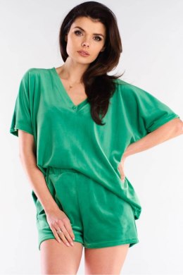 Szorty Damskie Model A418 Green - awama - L/XL