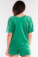 Szorty Damskie Model A418 Green - awama - S/M Szorty Damskie Model A418 Green - awama - S/M