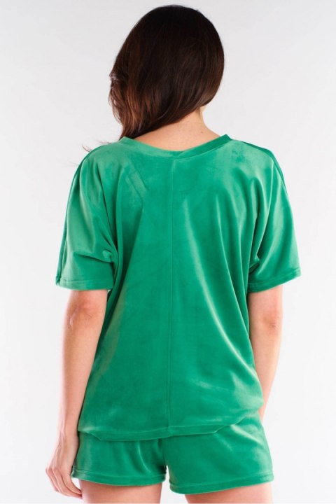 Szorty Damskie Model A418 Green - awama - S/M Szorty Damskie Model A418 Green - awama - S/M