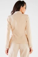 Żakiet Model A441 Beige - awama - XL Żakiet Model A441 Beige - awama - XL