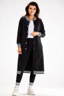 Bluza Damska Model A612 Black - awama - L/XL Bluza Damska Model A612 Black - awama - L/XL