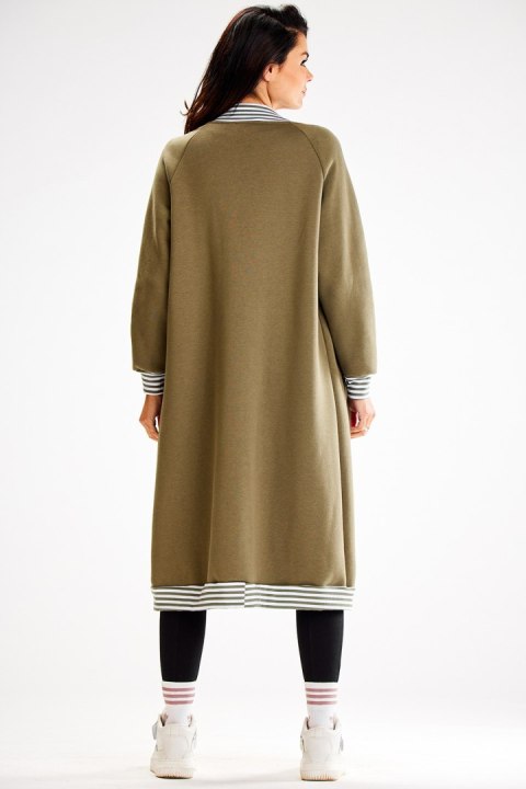 Bluza Damska Model A612 Khaki - awama - S/M Bluza Damska Model A612 Khaki - awama - S/M