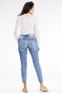 Bluzka Model A651 White - awama - M Bluzka Model A651 White - awama - M