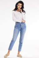 Bluzka Model A651 White - awama - M Bluzka Model A651 White - awama - M