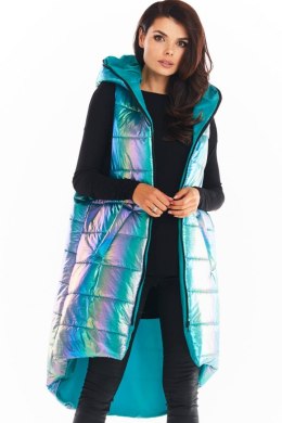 Kamizelka Damska Model A386 Blue Holo - awama - L/XL