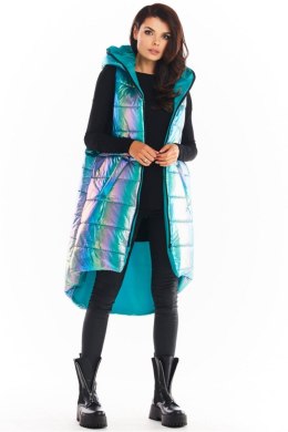 Kamizelka Damska Model A386 Blue Holo - awama - L/XL