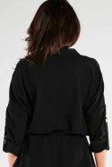Koszula Damska Model A425 Black - awama - S/M Koszula Damska Model A425 Black - awama - S/M