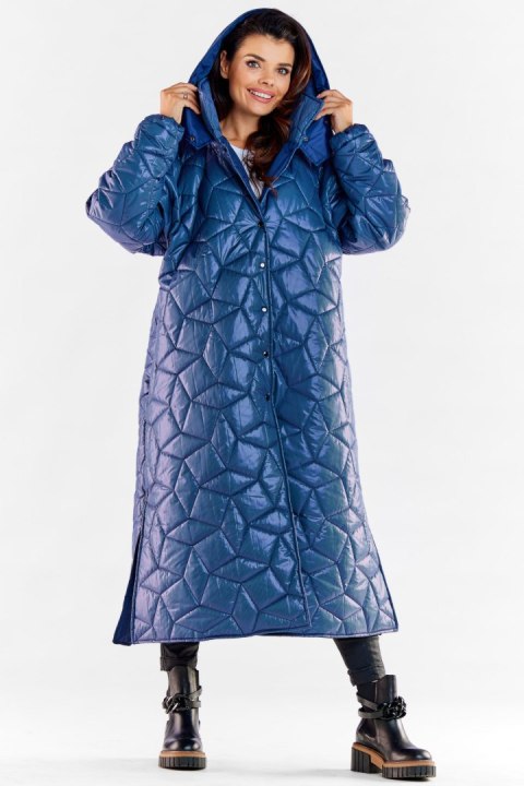 Płaszcz Damski Model A537 Navy - awama - L/XL