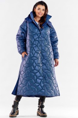 Płaszcz Damski Model A537 Navy - awama - L/XL