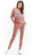 Spodnie Damskie Model A372 Pink Welur - awama - M
