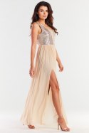 Sukienka Model A486 Beige - awama - L
