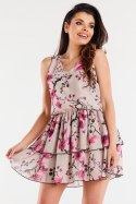 Sukienka Model A501 Cherry Flowers - awama - s Sukienka Model A501 Cherry Flowers - awama - s