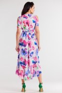 Sukienka Model A508 Water Colors - awama - L
