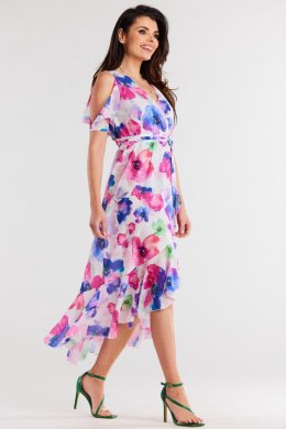 Sukienka Model A508 Water Colors - awama - M