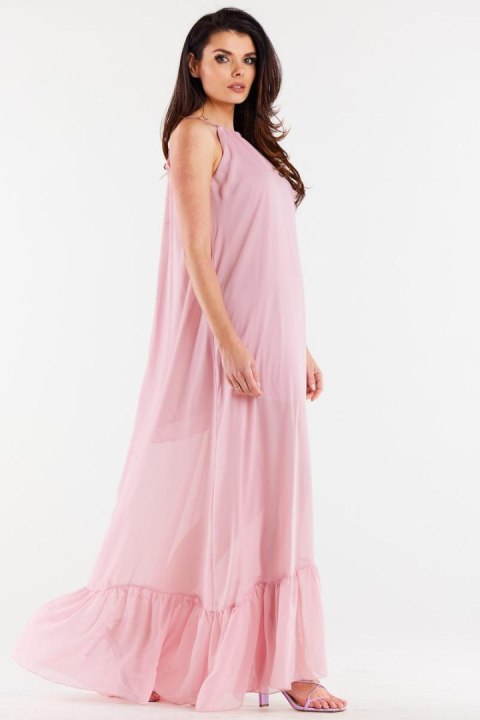 Sukienka Model A516 Powder Pink - awama - L/XL Sukienka Model A516 Powder Pink - awama - L/XL