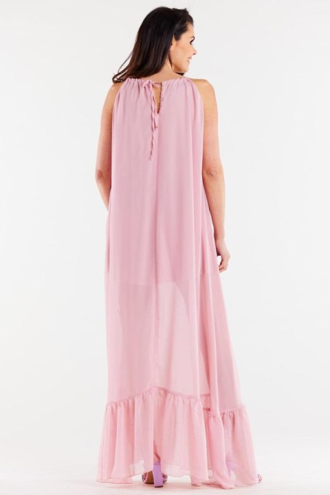 Sukienka Model A516 Powder Pink - awama - L/XL Sukienka Model A516 Powder Pink - awama - L/XL