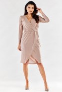 Sukienka Model A548 Beige - awama - s Sukienka Model A548 Beige - awama - s