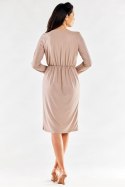 Sukienka Model A548 Beige - awama - s Sukienka Model A548 Beige - awama - s