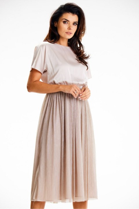 Sukienka Model A627 Beige - awama - M