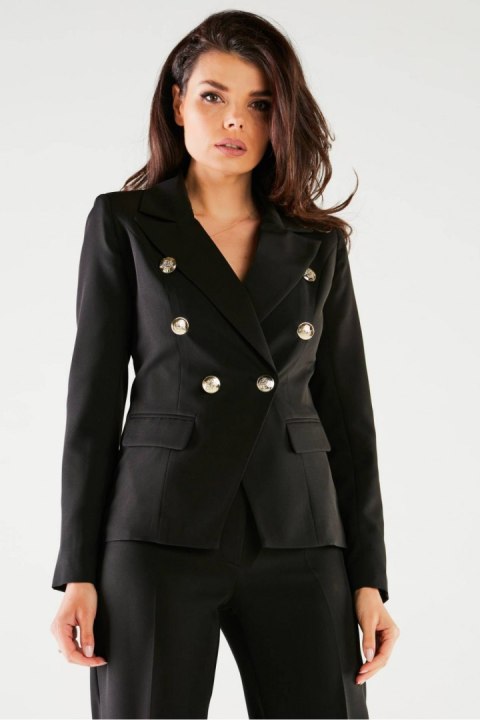 Żakiet Model A441 Black - awama - XL Żakiet Model A441 Black - awama - XL