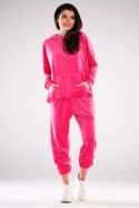 Bluza Damska Model A420 Pink - awama - uniwersalny Bluza Damska Model A420 Pink - awama - uniwersalny