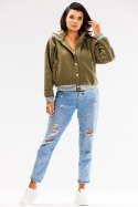 Bluza Damska Model A611 Khaki - awama - S/M Bluza Damska Model A611 Khaki - awama - S/M