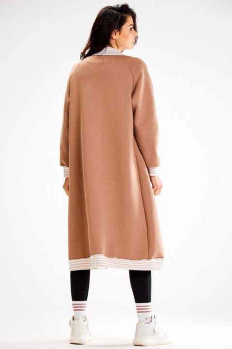 Bluza Damska Model A612 Beige - awama - L/XL Bluza Damska Model A612 Beige - awama - L/XL
