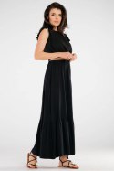 Bluzka Model A429 Black - awama - S/M Bluzka Model A429 Black - awama - S/M