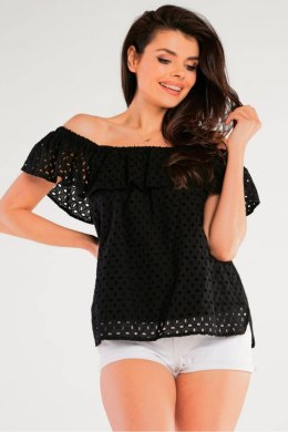 Bluzka Model A437 Black - awama - S/M