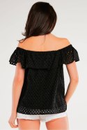Bluzka Model A437 Black - awama - S/M