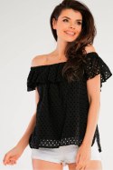 Bluzka Model A437 Black - awama - S/M
