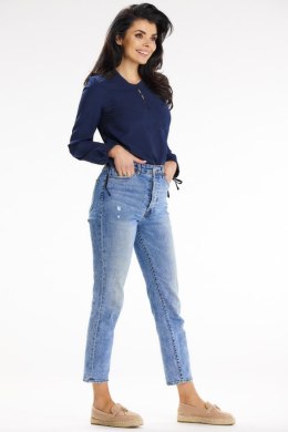 Bluzka Model A651 Navy - awama - M