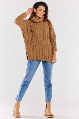 Golf Damski Model A477 Camel - awama - uniwersalny