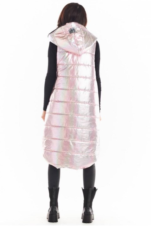 Kamizelka Damska Model A386 Pink Holo - awama - L/XL Kamizelka Damska Model A386 Pink Holo - awama - L/XL