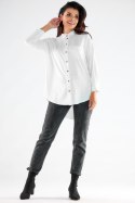 Koszula Damska Model A525 White - awama - S/M