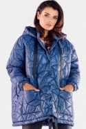 Kurtka Damska Model A536 Navy - awama - uniwersalny