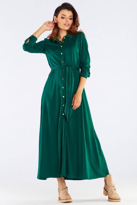 Sukienka Model A451 Green - awama - M Sukienka Model A451 Green - awama - M