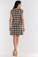 Sukienka Model A490 Brown/Beige - awama - M
